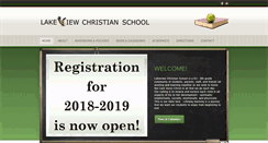 Desktop Screenshot of lakeviewchristianschool.org